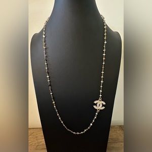 Repurposed. Stamped CC necklace